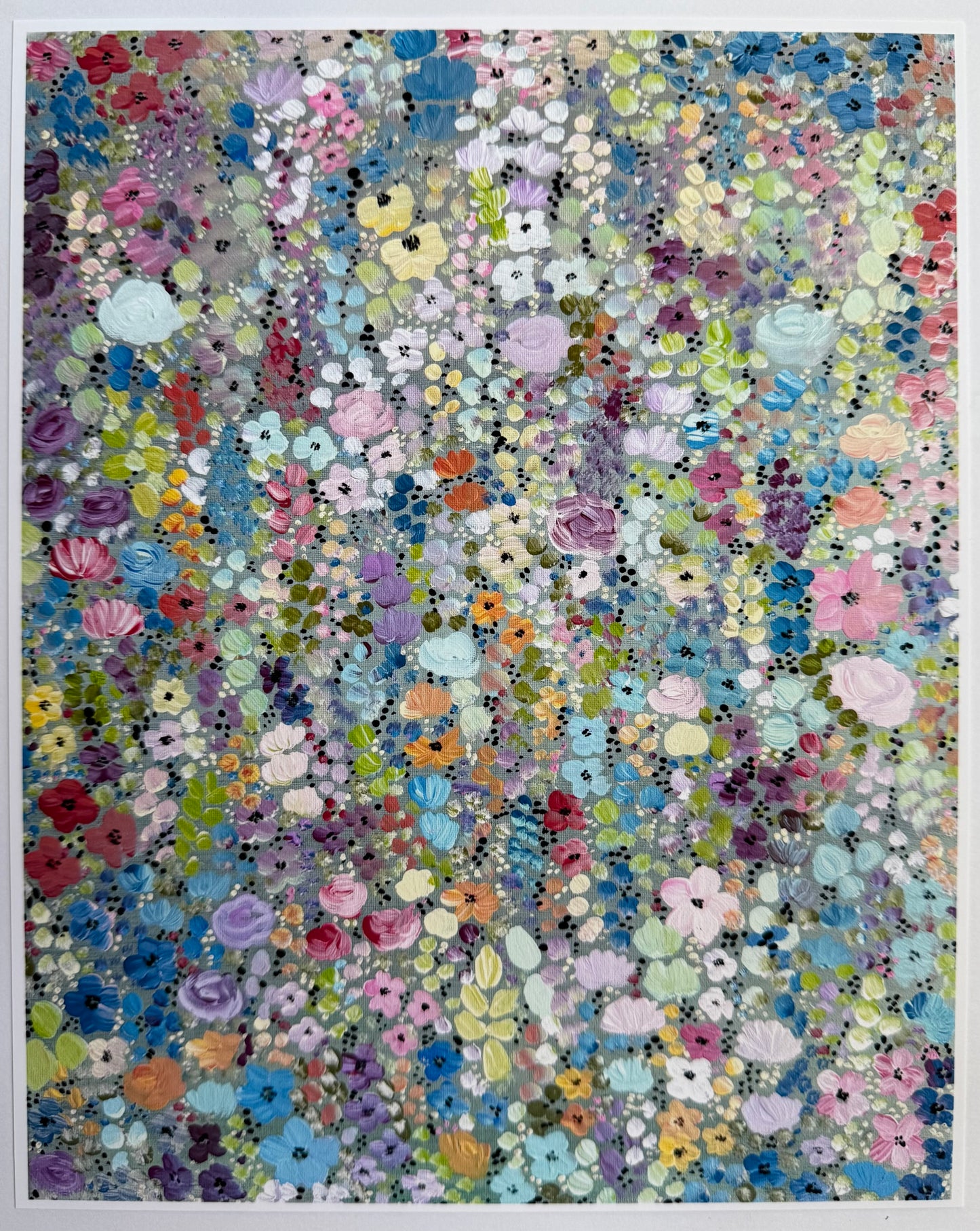 Bright Flower Garden - Fine Art Print