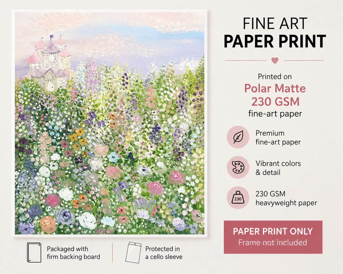 Wildflower Castle - Fine Art Print