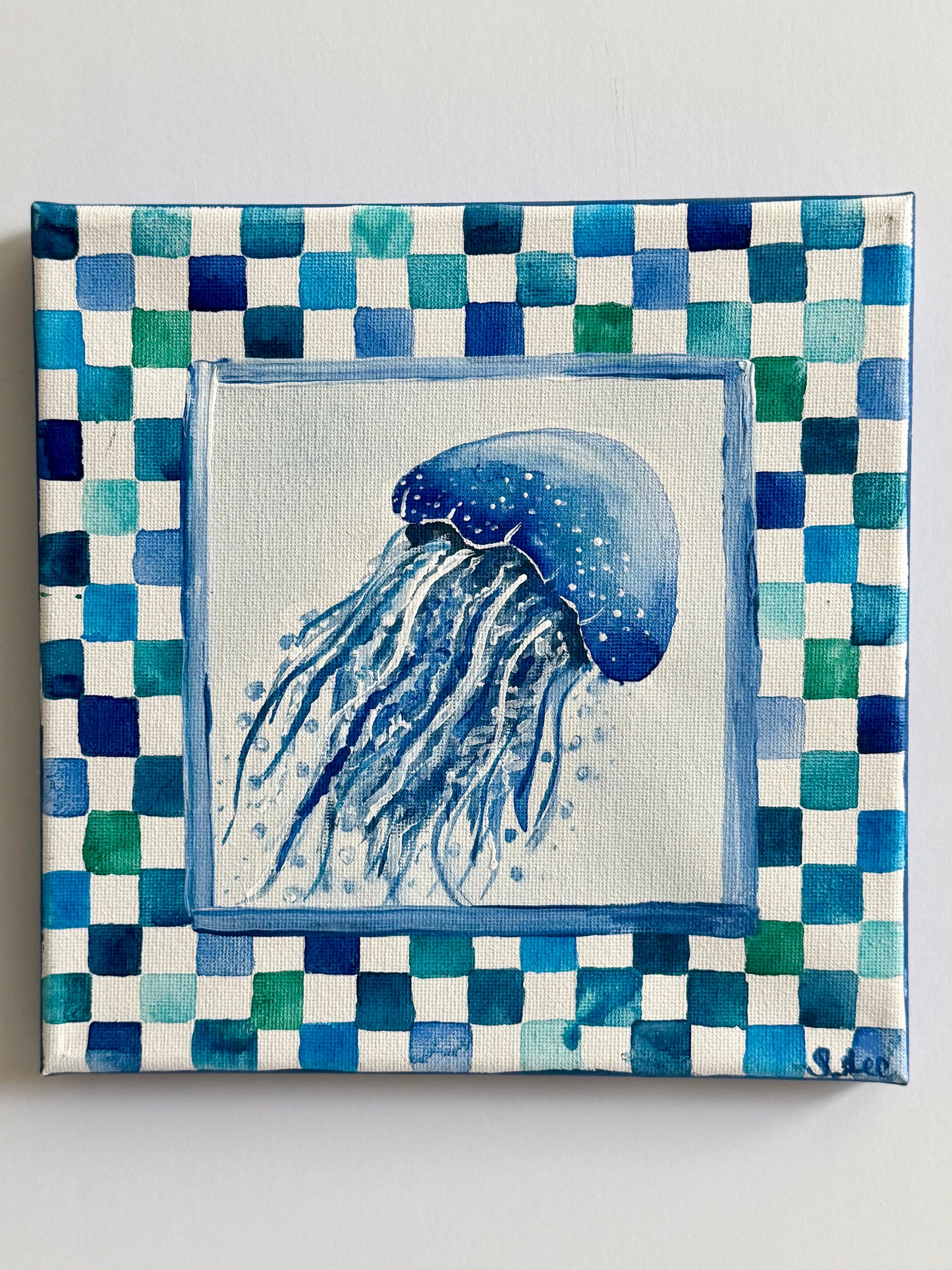 Blue Jellyfish - Original Painting