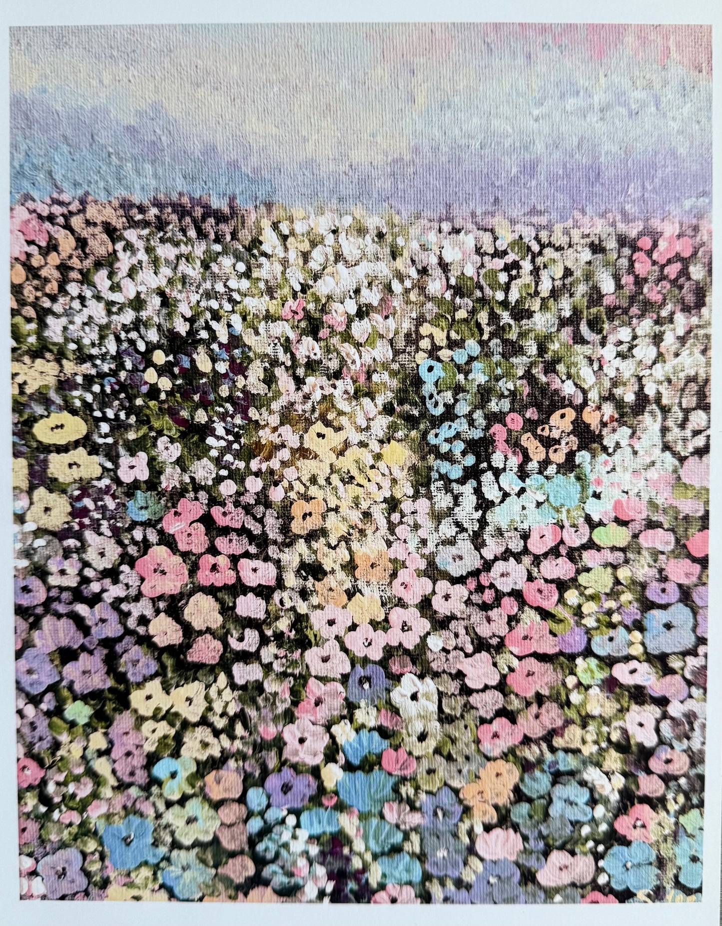 Pastel Wildflower Field - Fine Art Print
