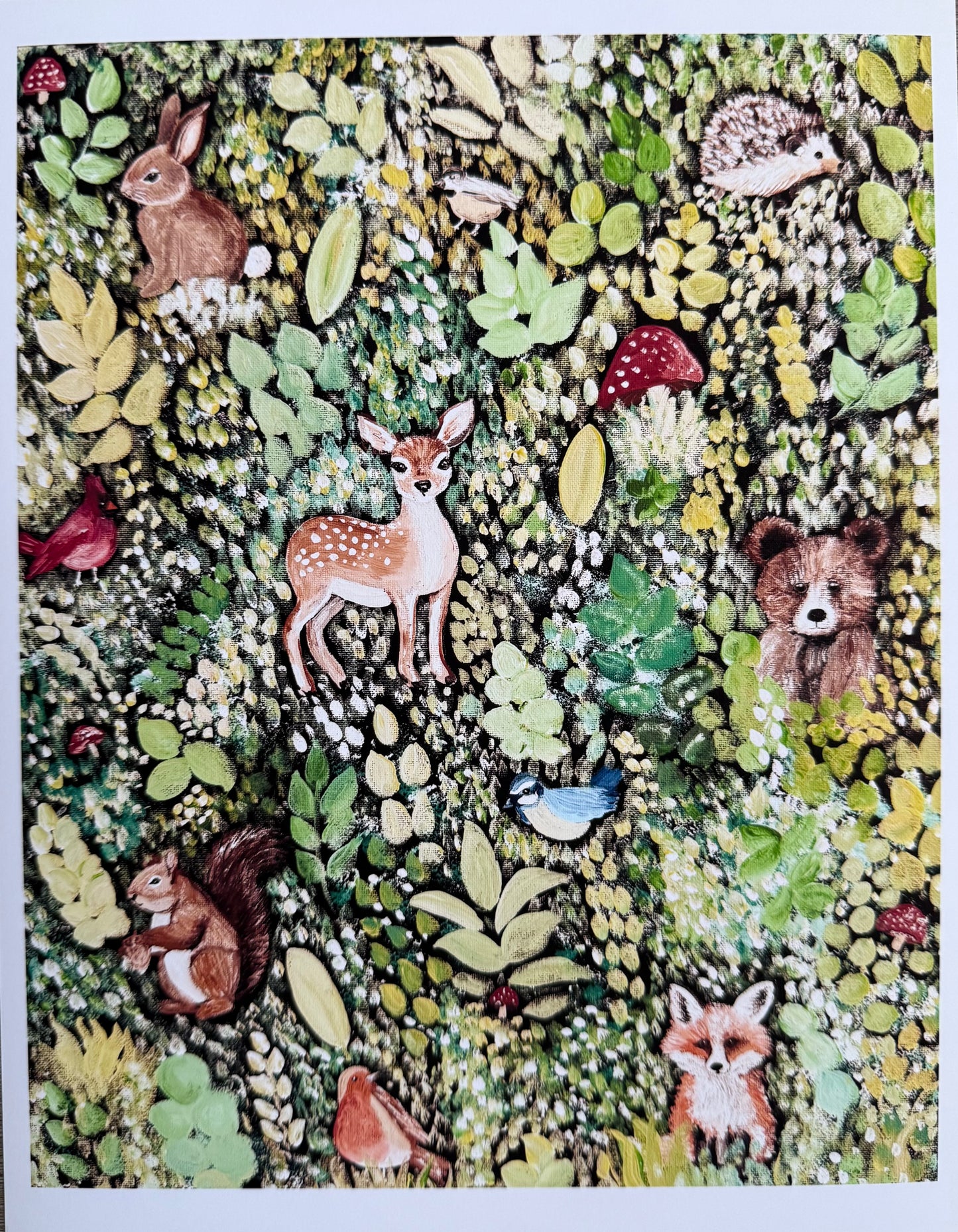 Woodland Forest Friends - Fine Art Print