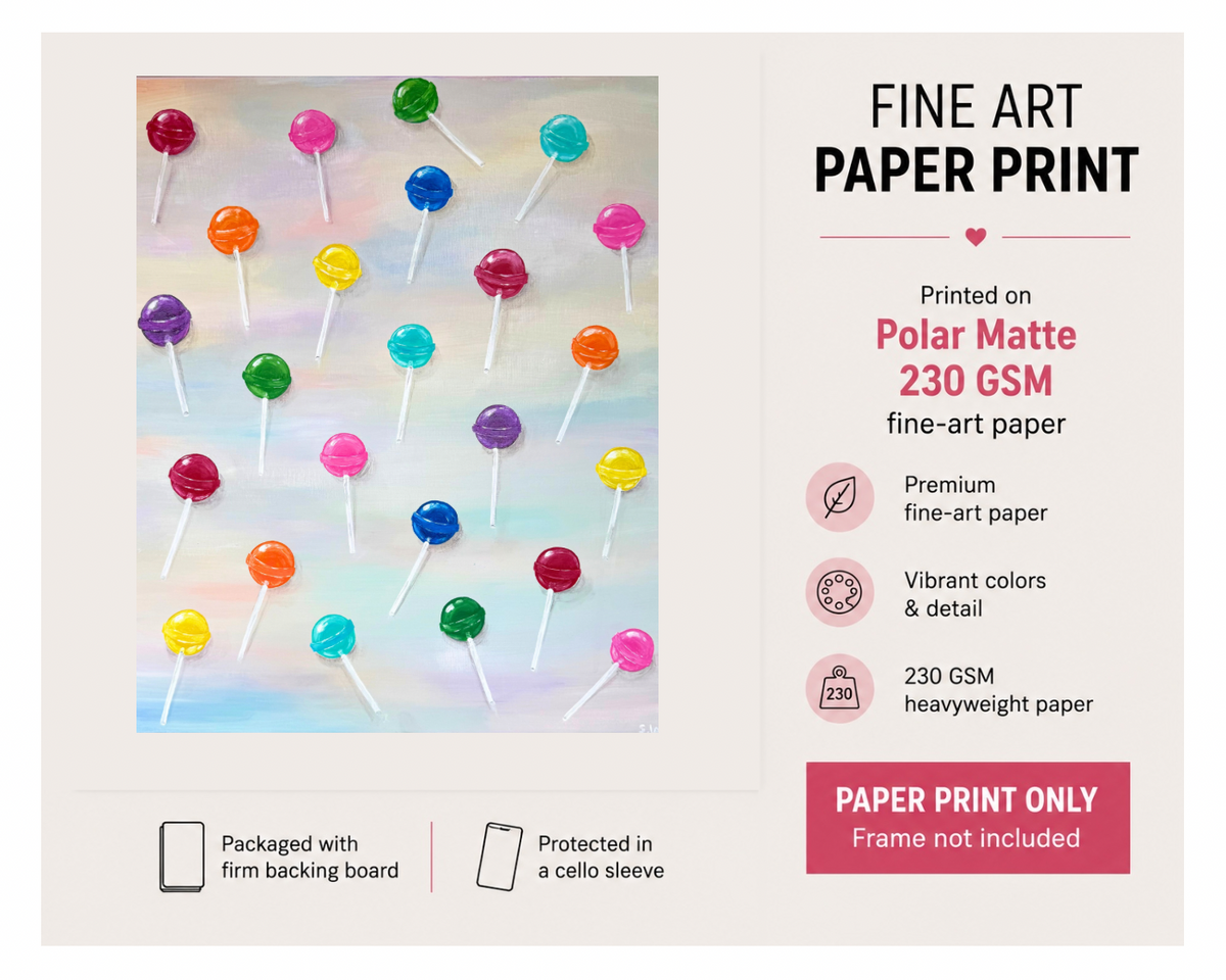 Lollipop Confetti - Fine Art Print