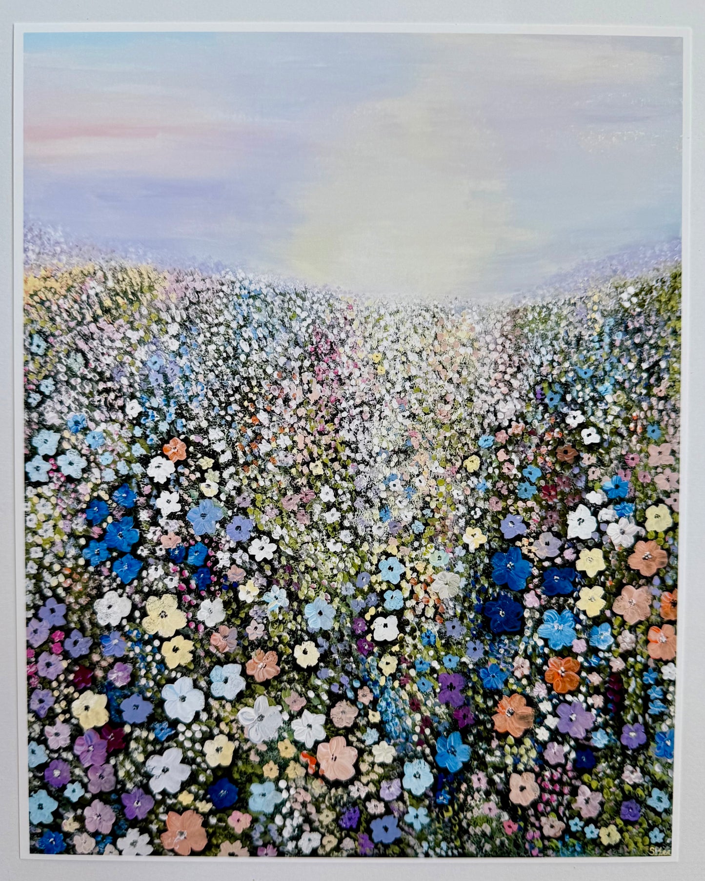 Sunset Wildflower Field - Fine Art Print