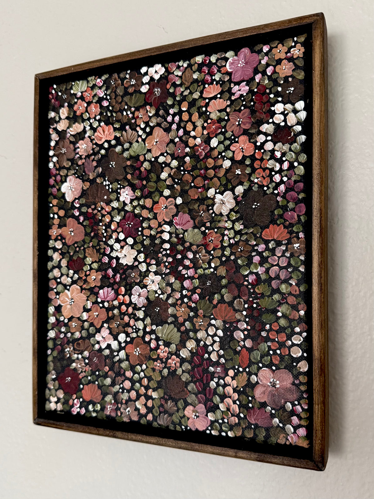 Autumn Flower Garden Vol. 2 - Original Framed Painting