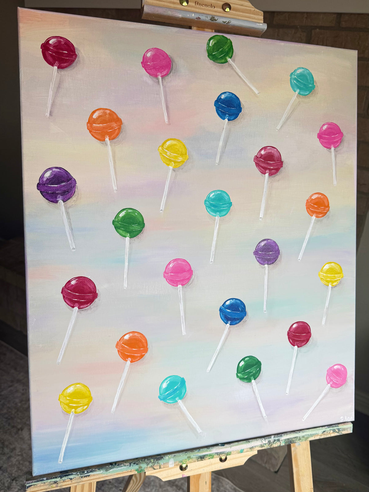 Lollipop Confetti - Original Painting