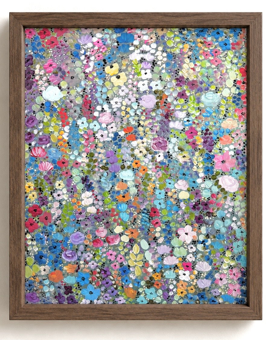 Bright Flower Garden - Fine Art Print