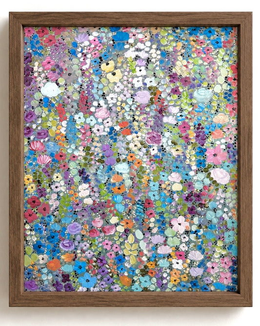 Bright Flower Garden - Fine Art Print