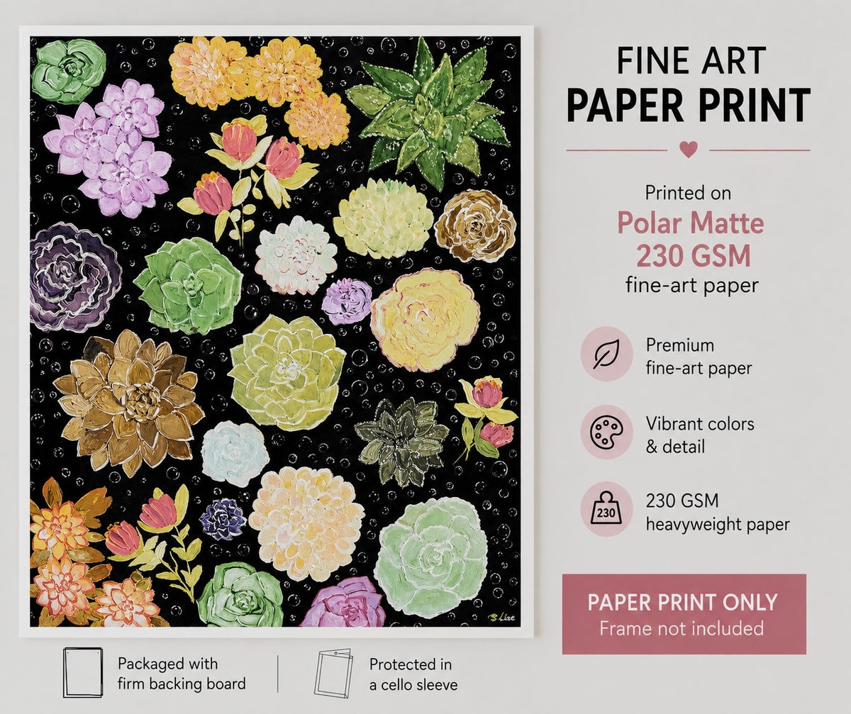 Succulent Garden - Fine Art Print