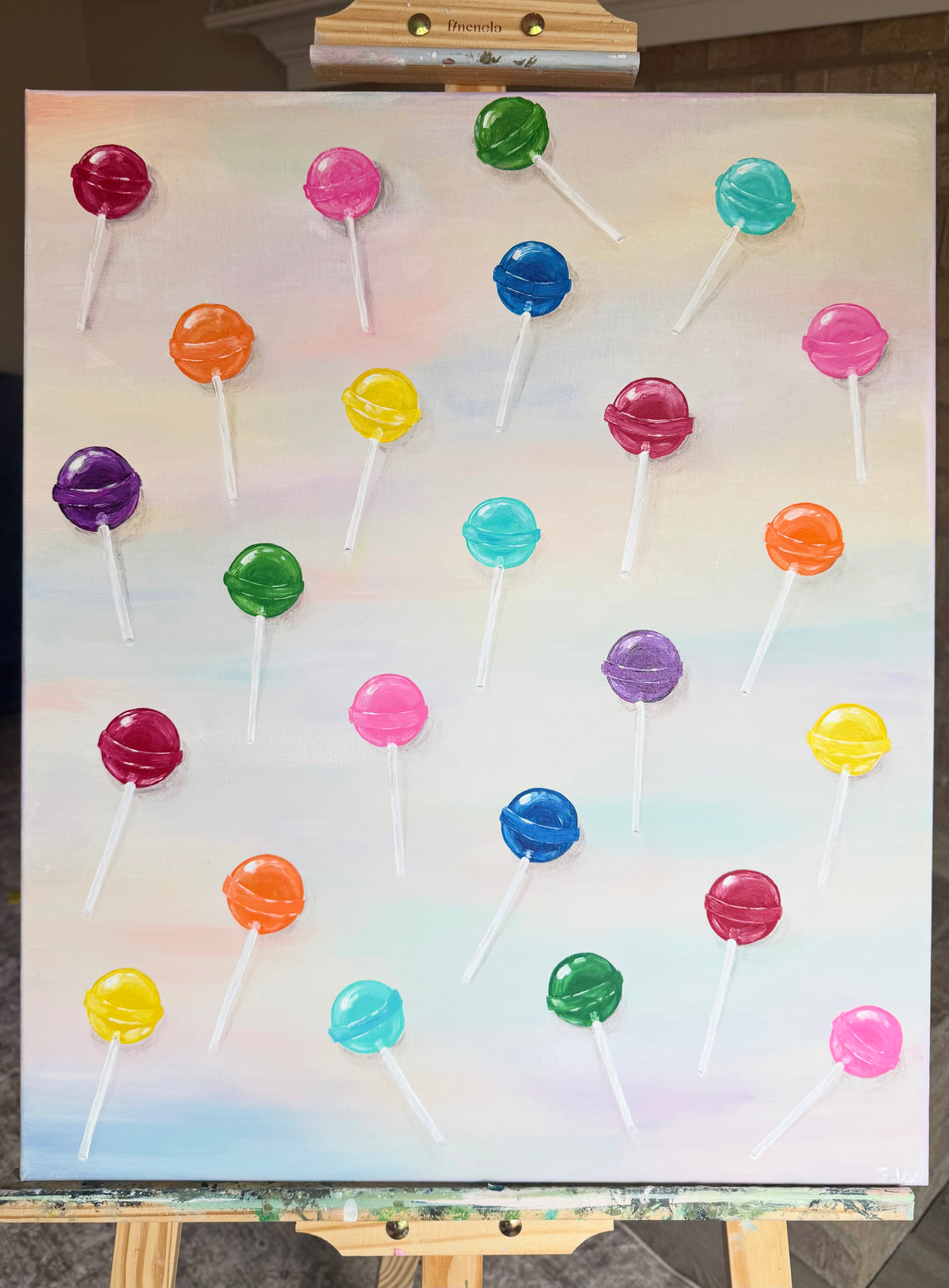 Lollipop Confetti - Original Painting