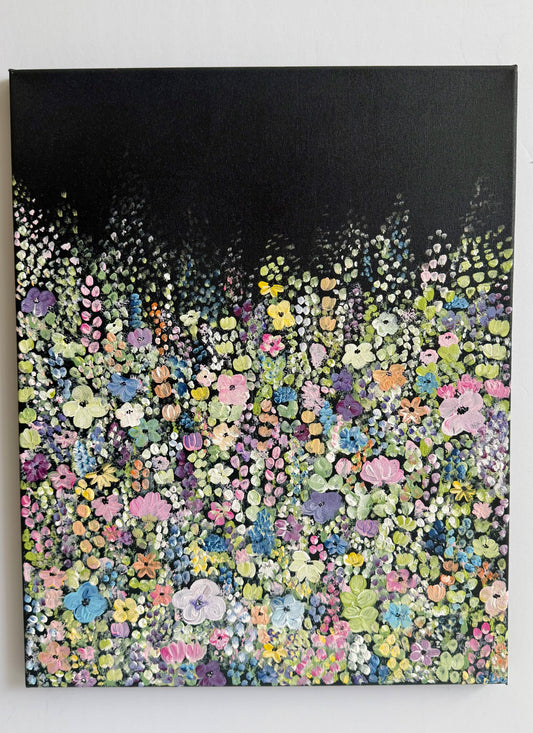 Pastel Wildflowers - Original Painting