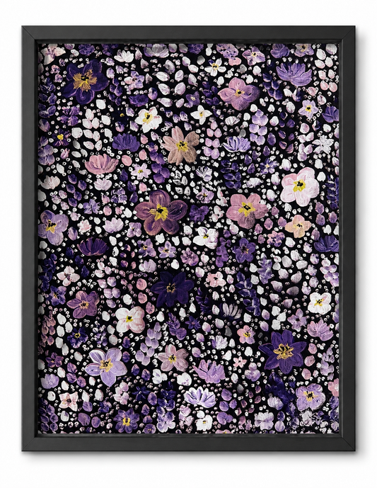 Wild Violets - Fine Art Paper Print