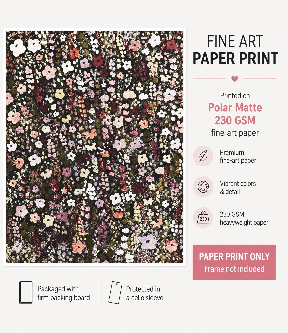 Summer Wildflowers - Fine Art Paper Print