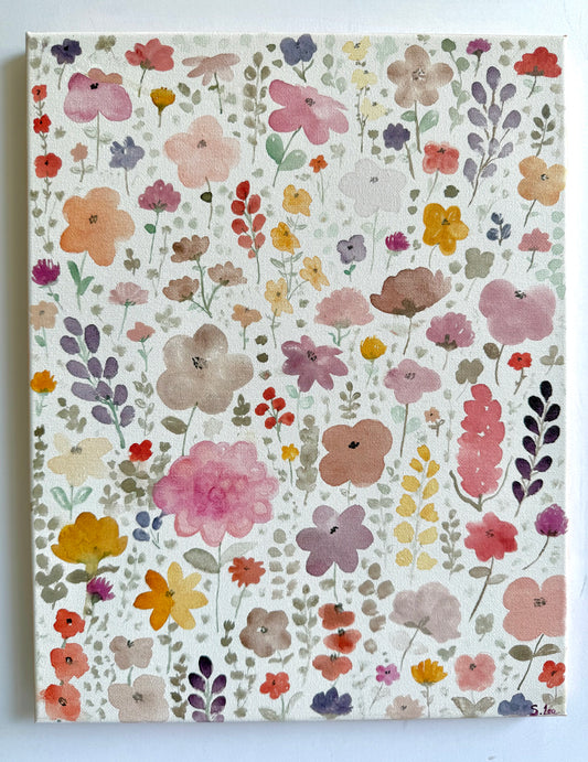 Watercolor Blooms - Original Painting