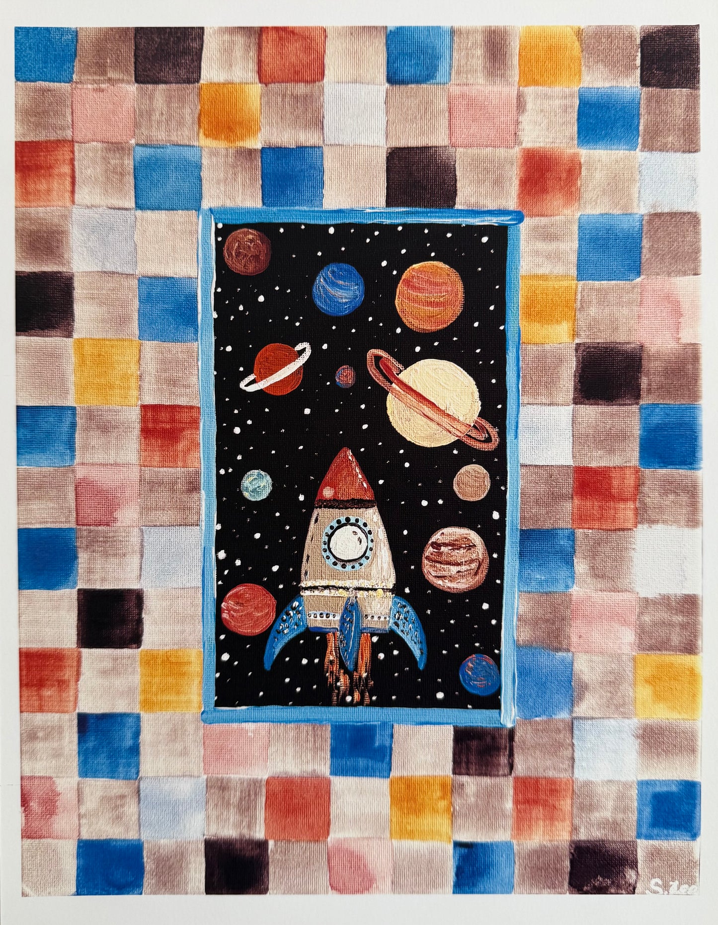 Outer Space - Art Paper Print