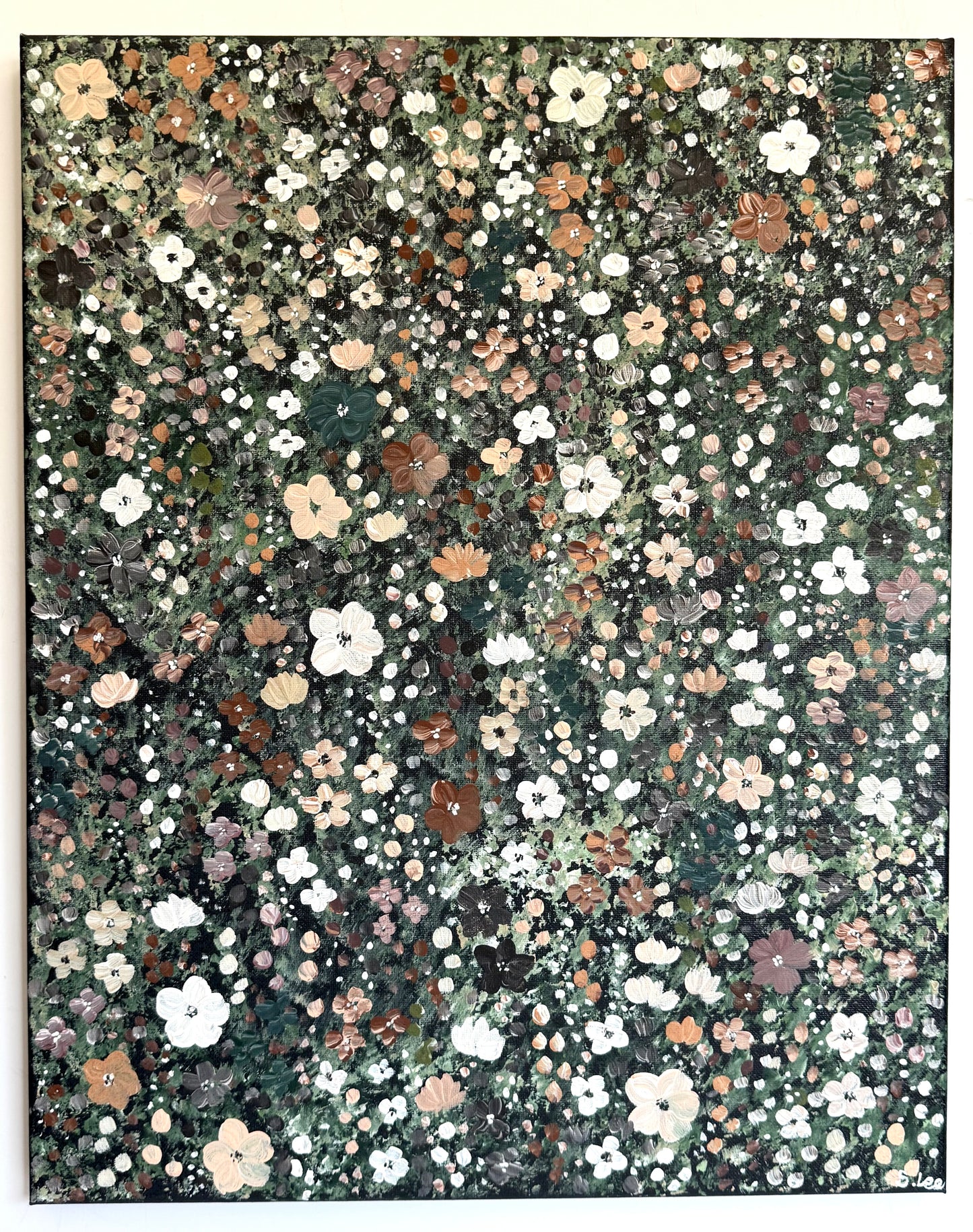 Neutral Wildflower Garden Vol. 2 - Original Painting