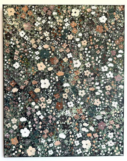 Neutral Wildflower Garden Vol. 2 - Original Painting