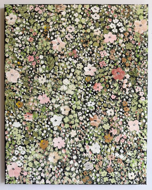 Cottagecore Flower Garden - Original Painting