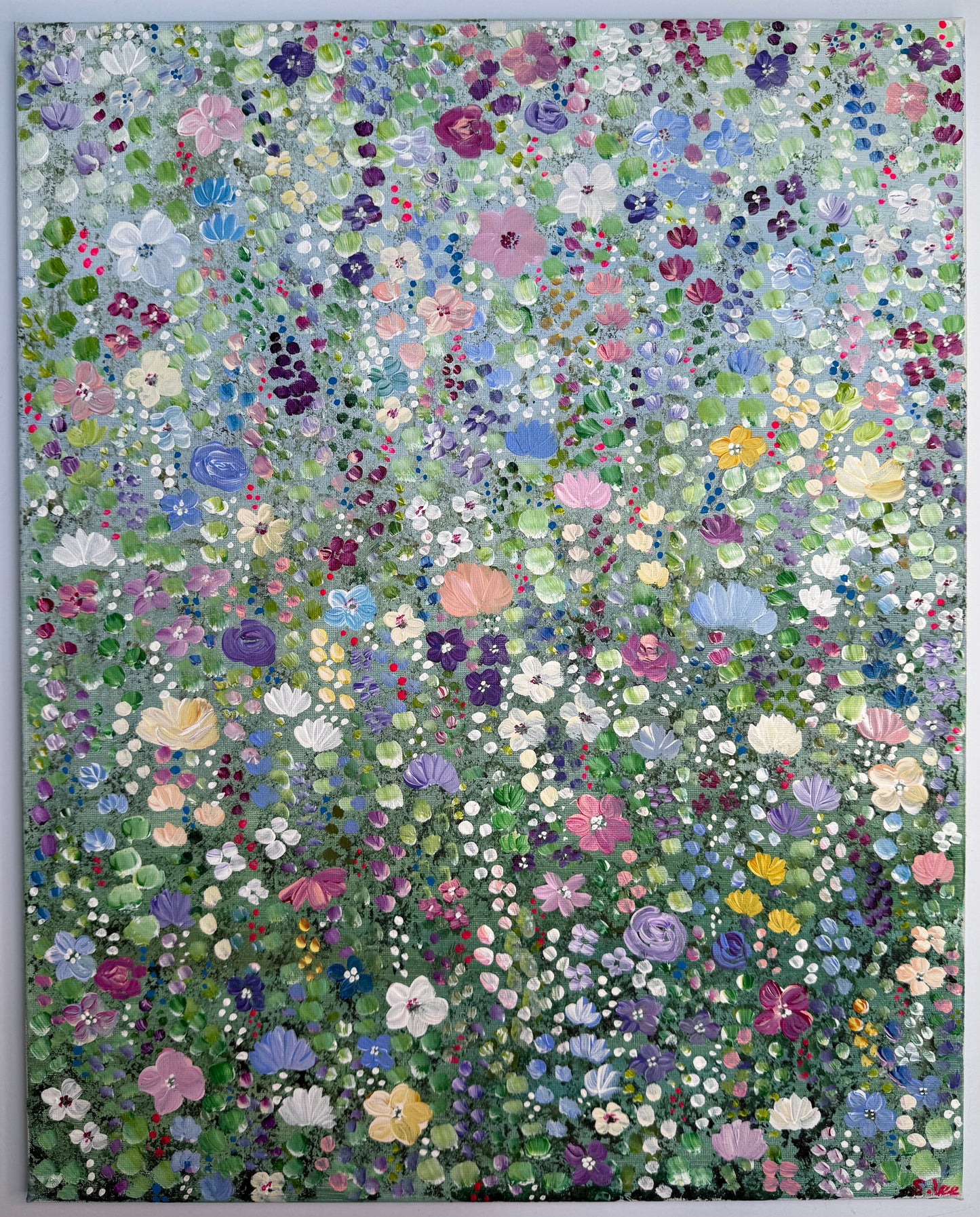 Bright Flower Garden Vol. 2 - Original Painting