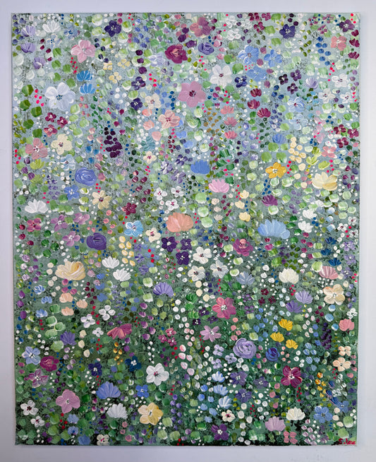 Bright Flower Garden Vol. 2 - Original Painting