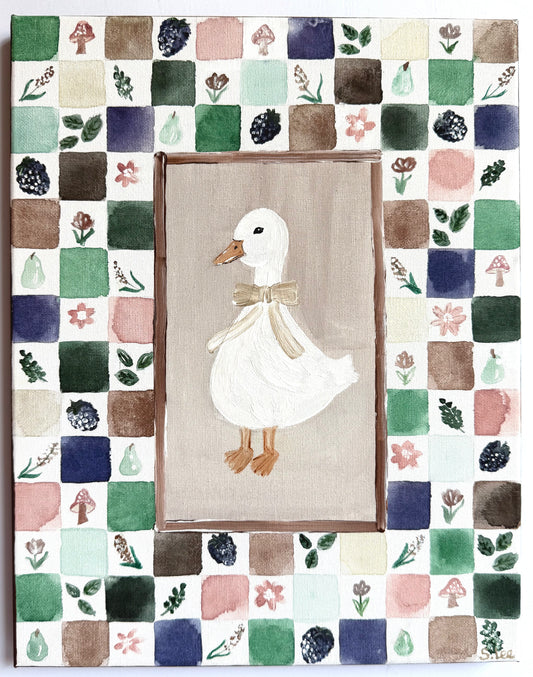 Cottagecore Goose - Original Painting