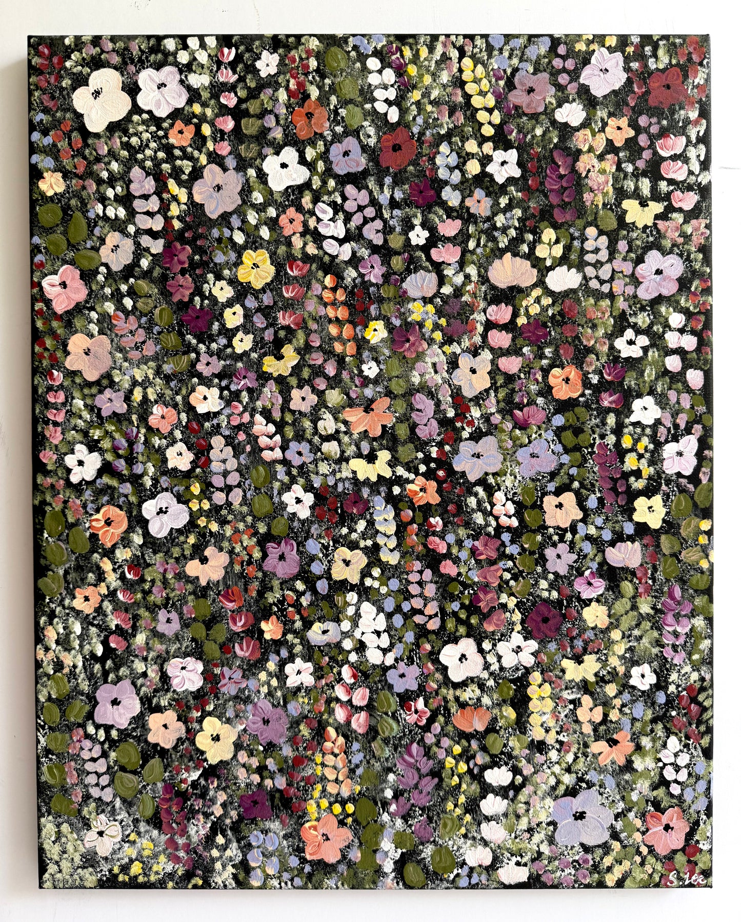 Summer Wildflower Garden - Original Painting
