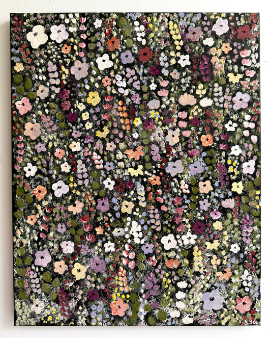 Summer Wildflower Garden - Original Painting