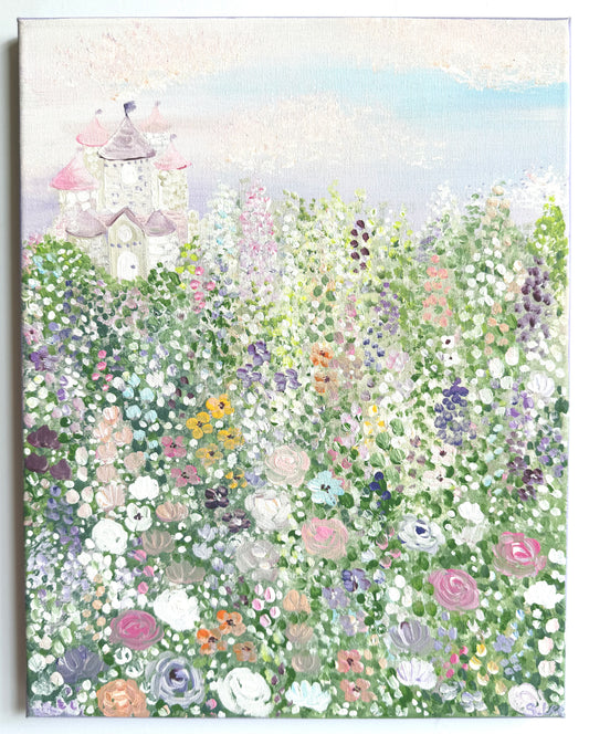 Wildflower Castle - Original Painting