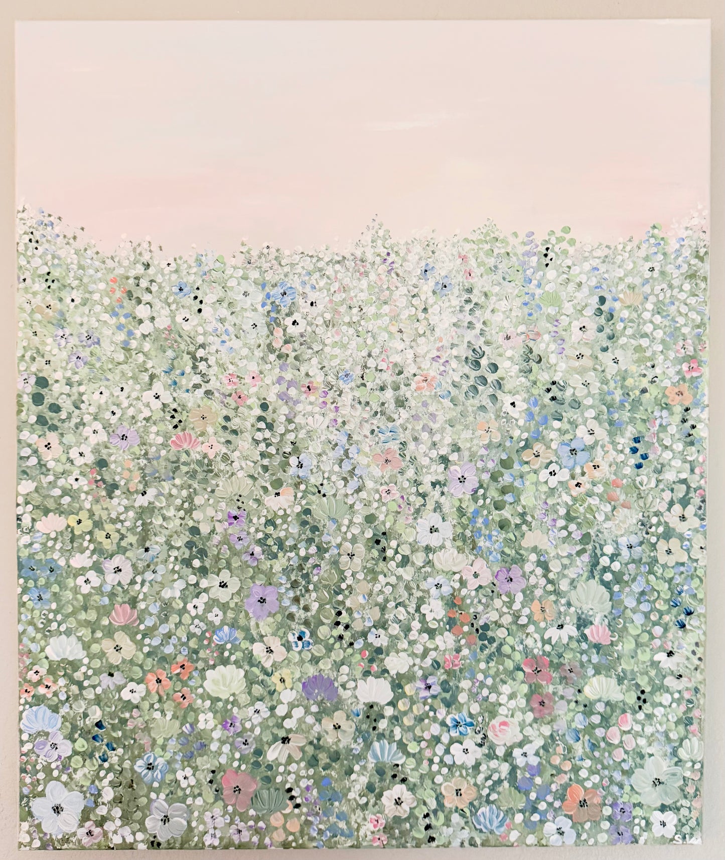 Sunset Wildflower Field Vol. 2 - Original Painting