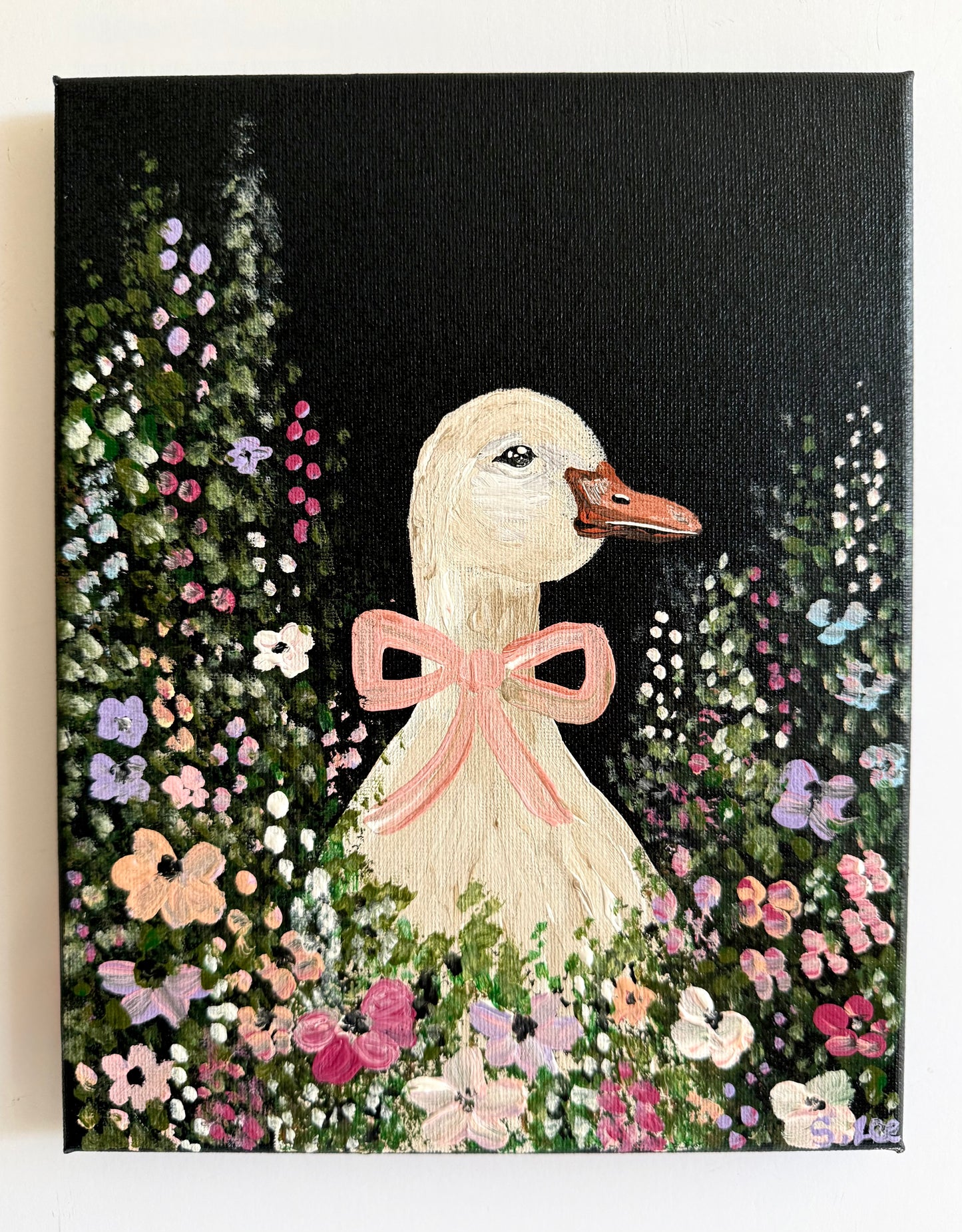 Floral Goose - Original Painting