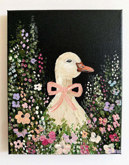 Floral Goose - Original Painting