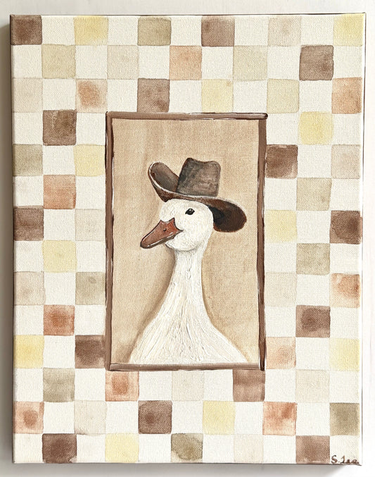 Cowboy Goose - Original Painting