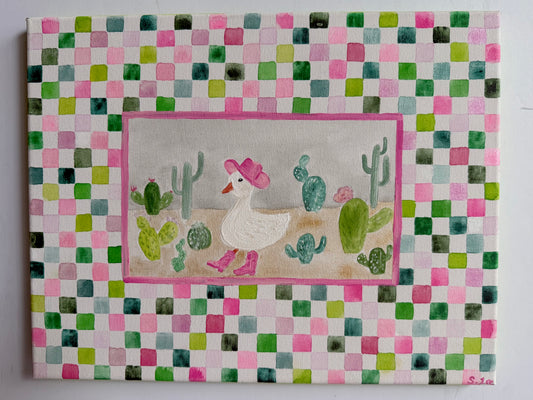 Desert Cowgirl Duck