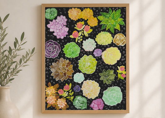 Succulent Garden - Fine Art Print