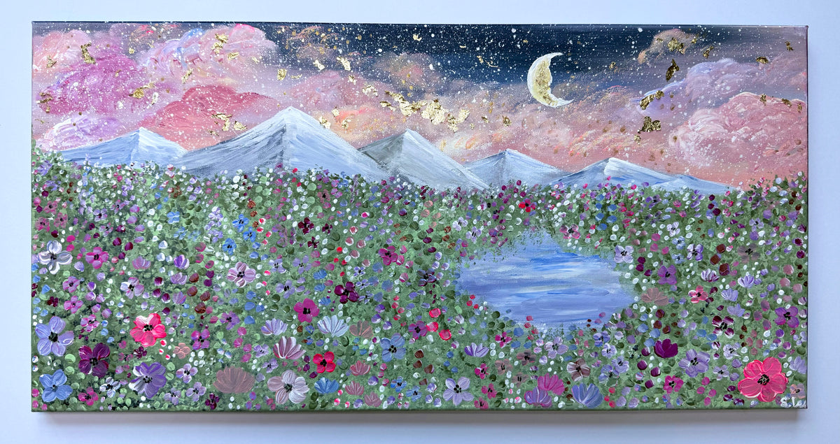 Mountain Wildflowers - Original Painting