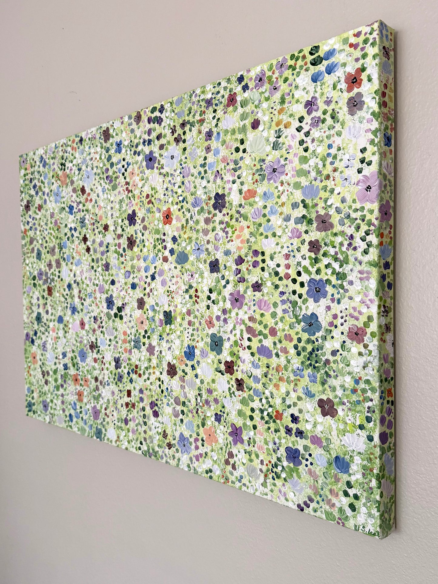 Poppy and Wildflower Confetti - Original Painting