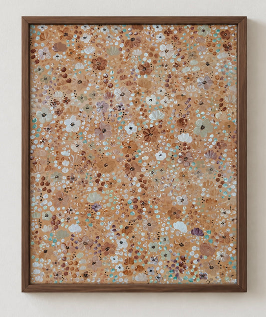 Terracotta Flower Garden - Fine Art Print