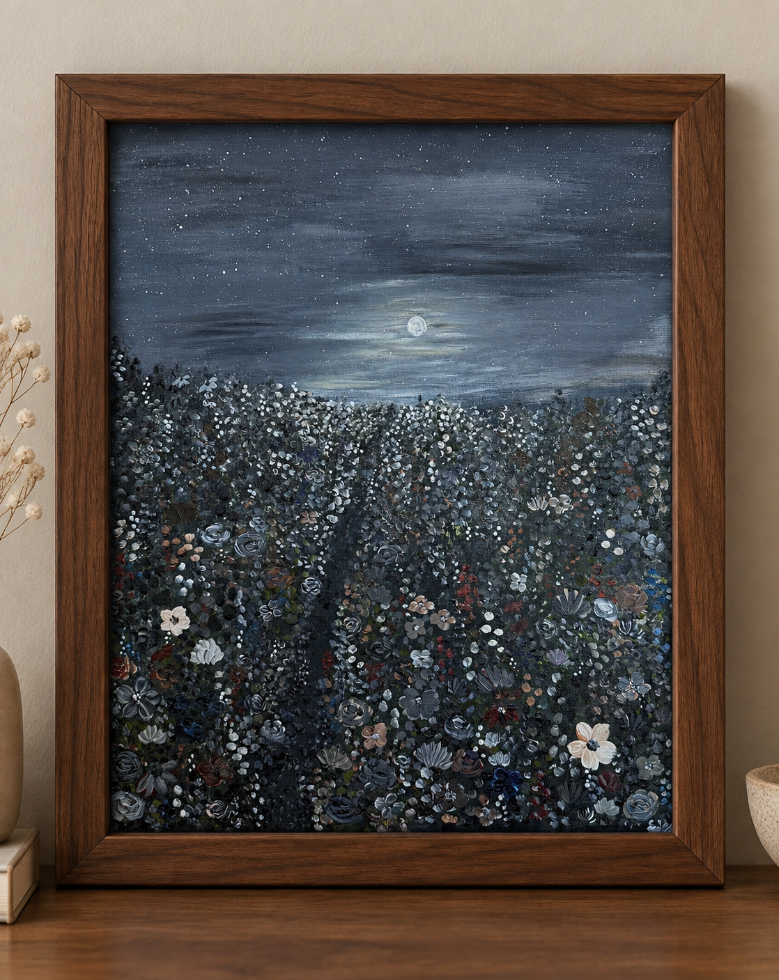 Spooky Season Wildflower Field - Fine Art Print