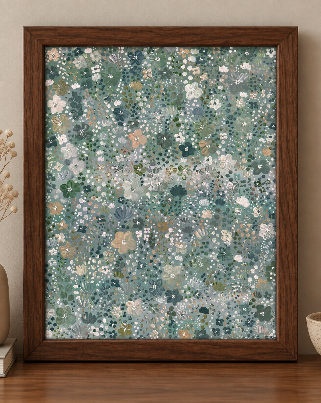 Sage Flower Garden - Fine Art Print