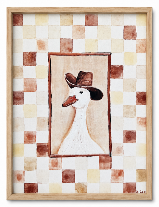 Cowboy Goose - Fine Art Paper Print